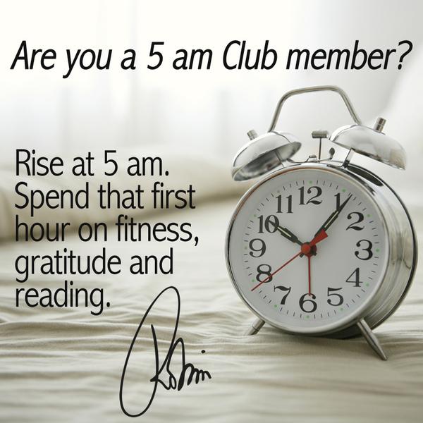 5am Club - Use what was naturally given to you