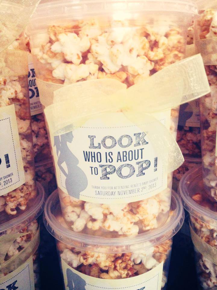 PRE PACKAGED POPCORN WITH LABEL