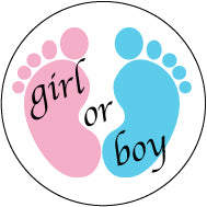 Gender Reveal Sticker - FREE download just click and enjoy